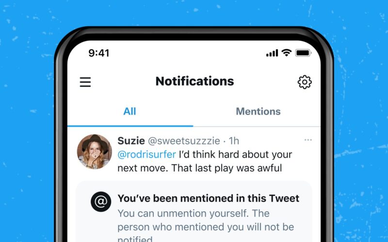 Conceito de recurso de privacidade do Twitter