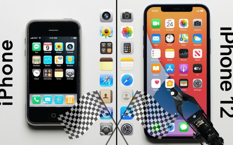 Teste de velocidade: iPhone 12 vs. iPhone original