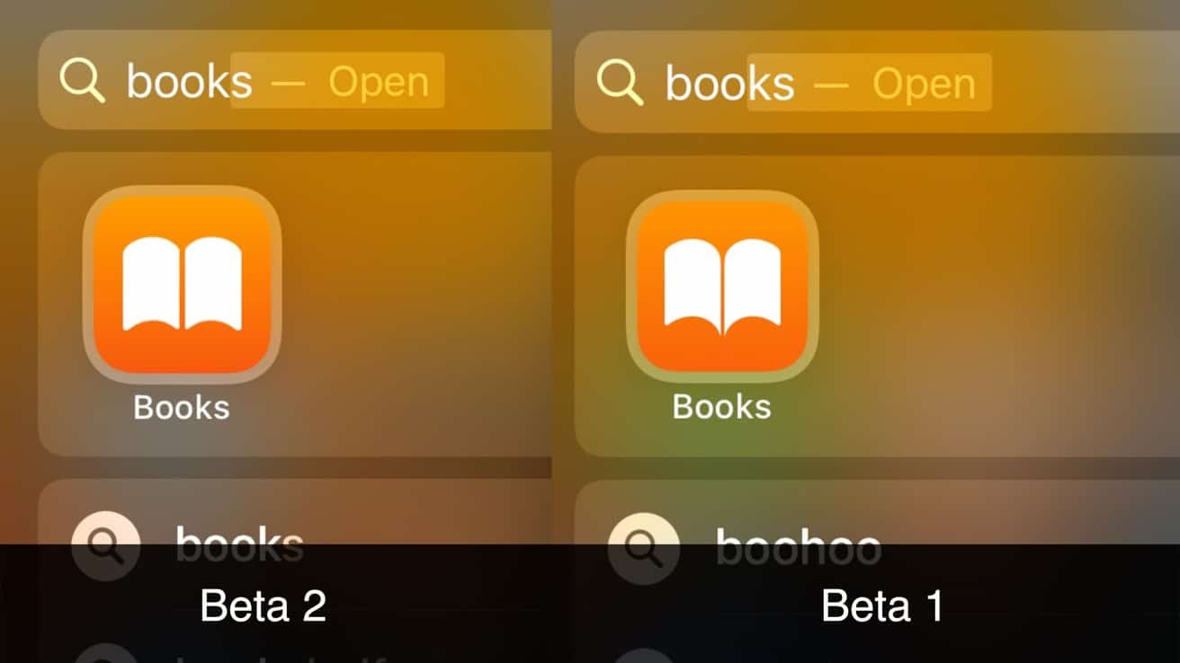 iOS 15 beta 2 Livros