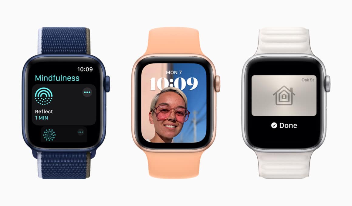 watchOS 8 em Apple Watches (WWDC21)