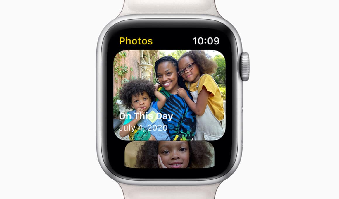 Memórias no Fotos do watchOS 8 (Apple Watch)