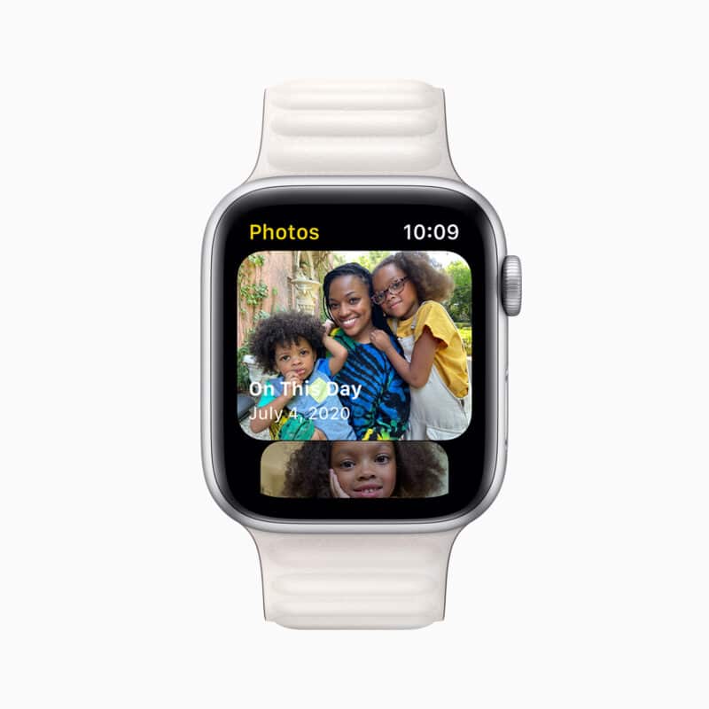 Memórias no Fotos do watchOS 8 (Apple Watch)