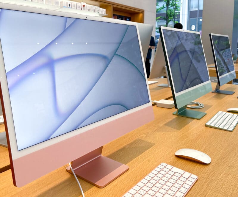 iMacs numa Apple Store