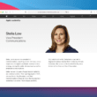 Página de Stella Low no Apple Leadership