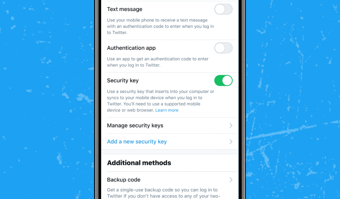 Twitter agora permite chaves de segurança como única forma de autenticação