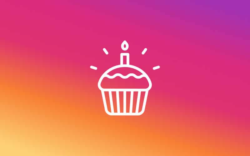 Instagram exigindo data de aniversário como medida de segurança
