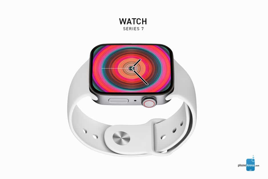 Render do "Apple Watch Series 7"