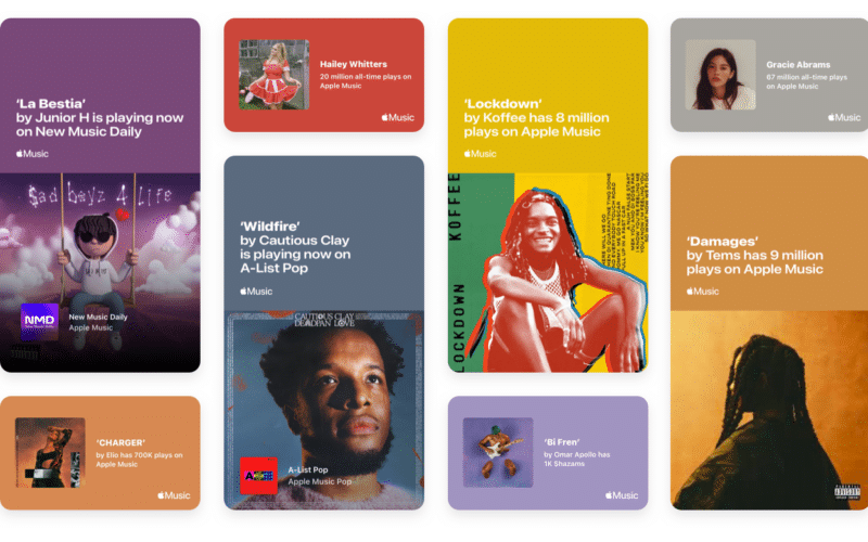 Shareable Milestones, novo recurso do Apple Music for Artists