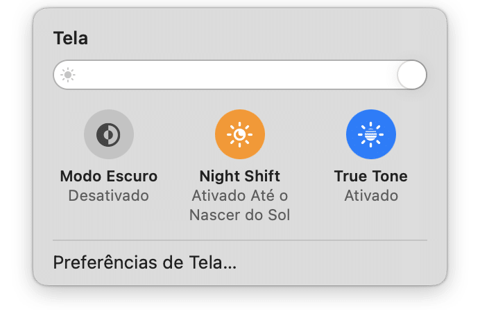 Night Shift no macOS