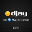 Reconhecimento de música do ShazamKit no app Djay