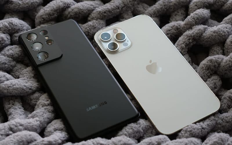 iPhone 13 Pro Max e Galaxy S21 Ultra