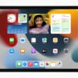 iPad de 10,2 polegadas (nona geração) com a tela inicial do iPadOS 15