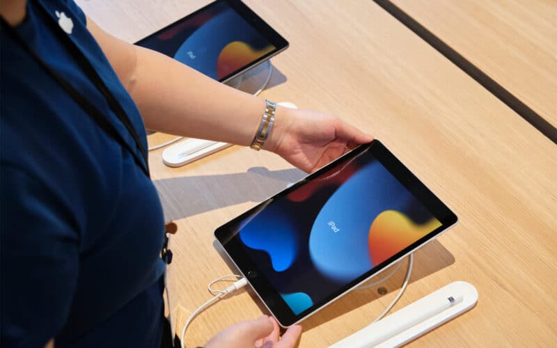 iPad de nona geração em Apple Store