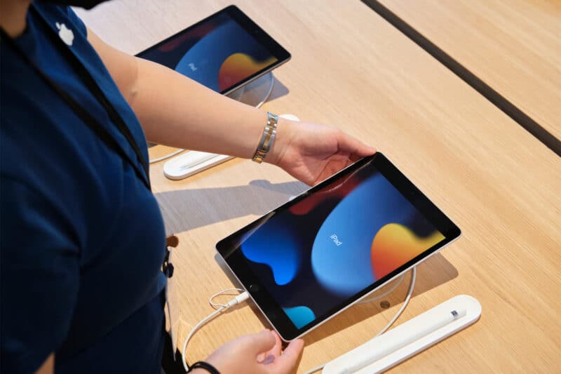 iPad de nona geração em Apple Store