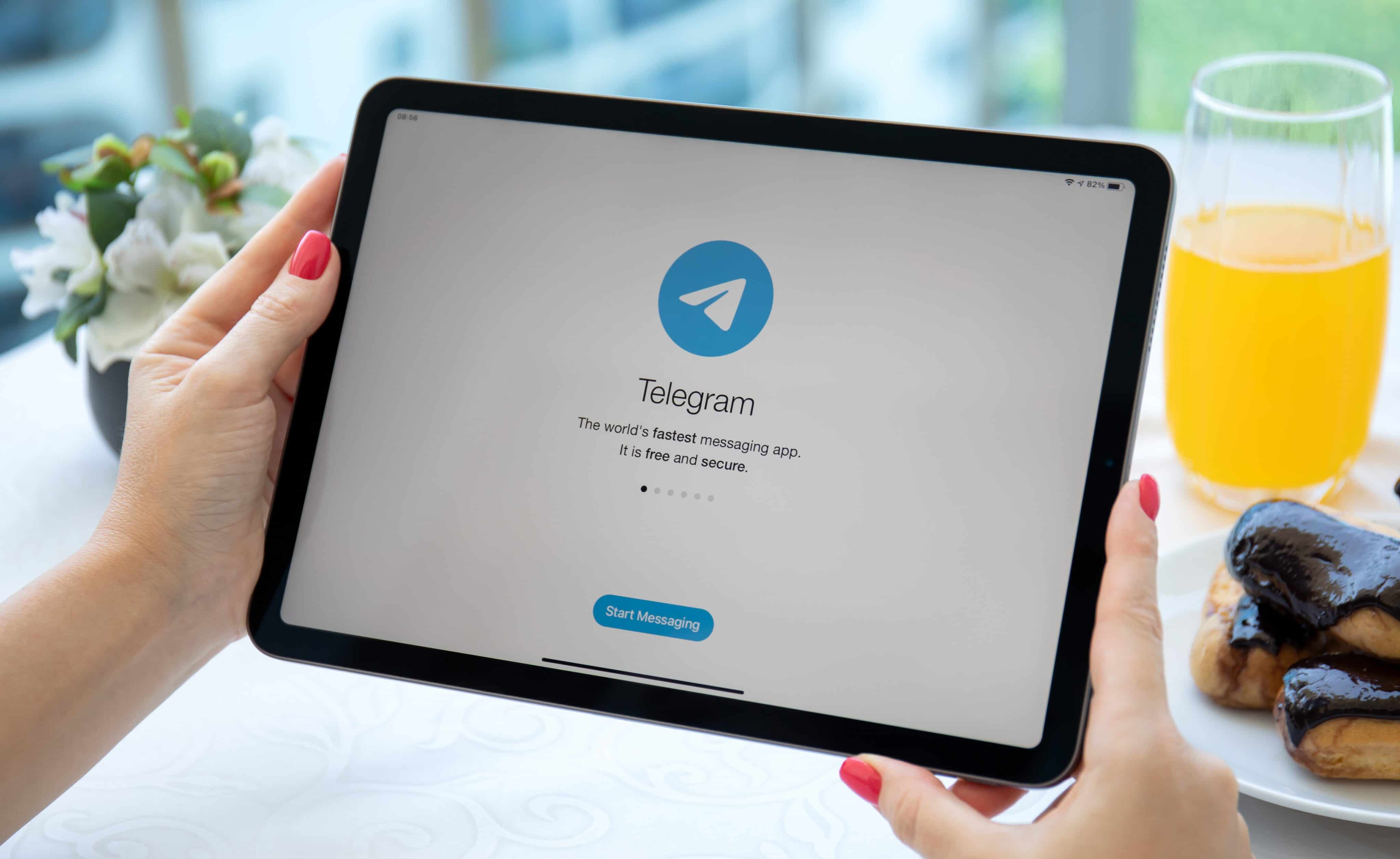 Telegram no iPad