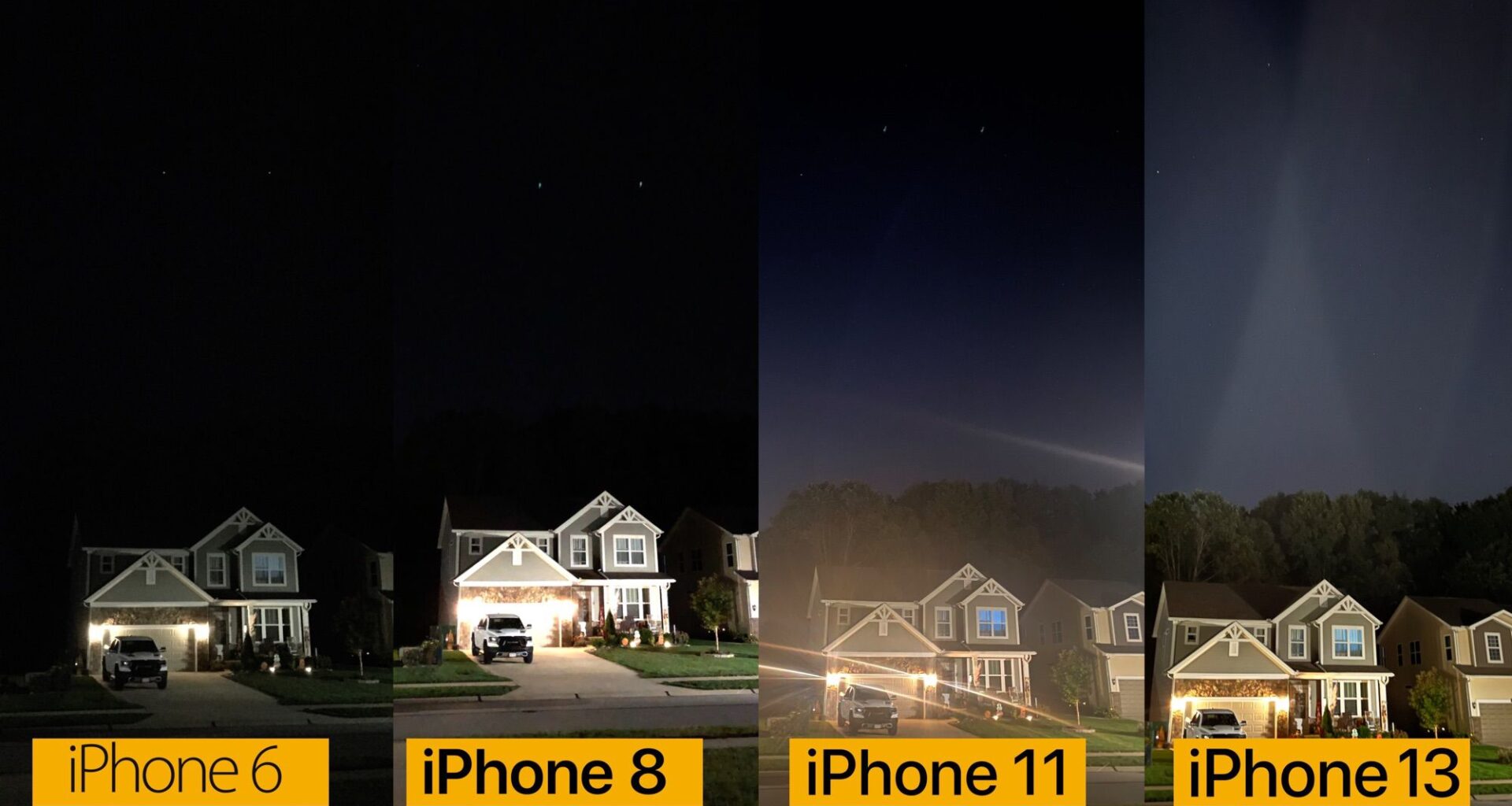 Comparativo de câmeras: iPhone 6, iPhone 8, iPhone 11 e iPhone 13