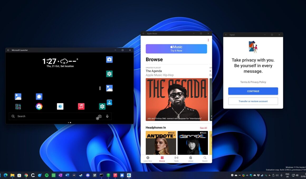 Apple Music no Windows 11