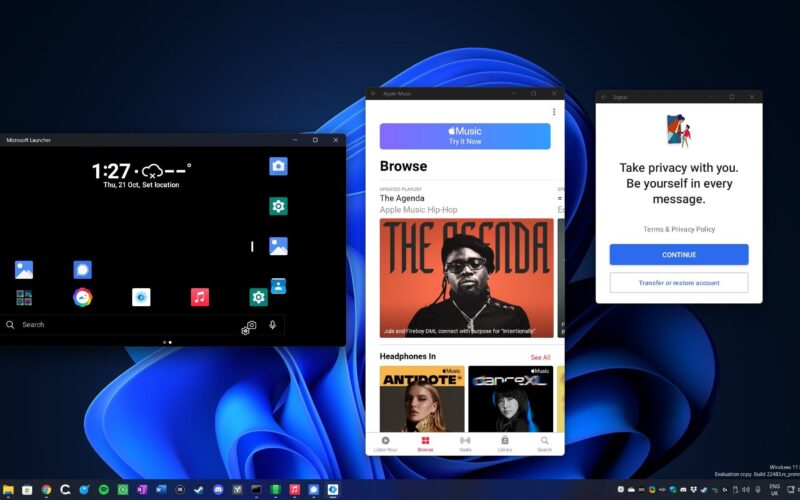 Apple Music no Windows 11