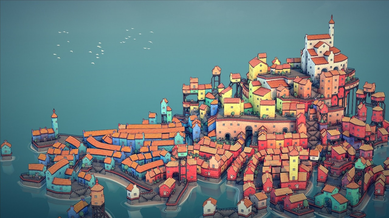 Townscaper, jogo relaxante de construção de cidades, é anunciado