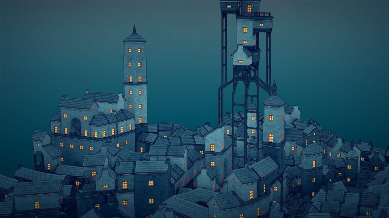 Jogo Townscaper - Captura de tela