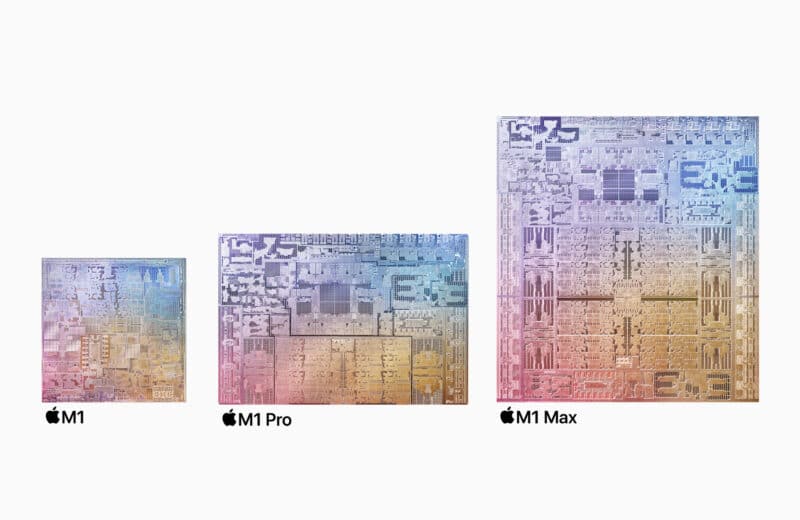 Família de chips da Apple: M1, M1 Pro e M1 Max