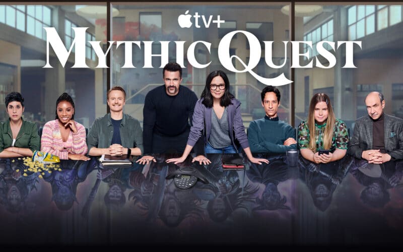 Arte da série "Mythic Quest" do Apple TV+