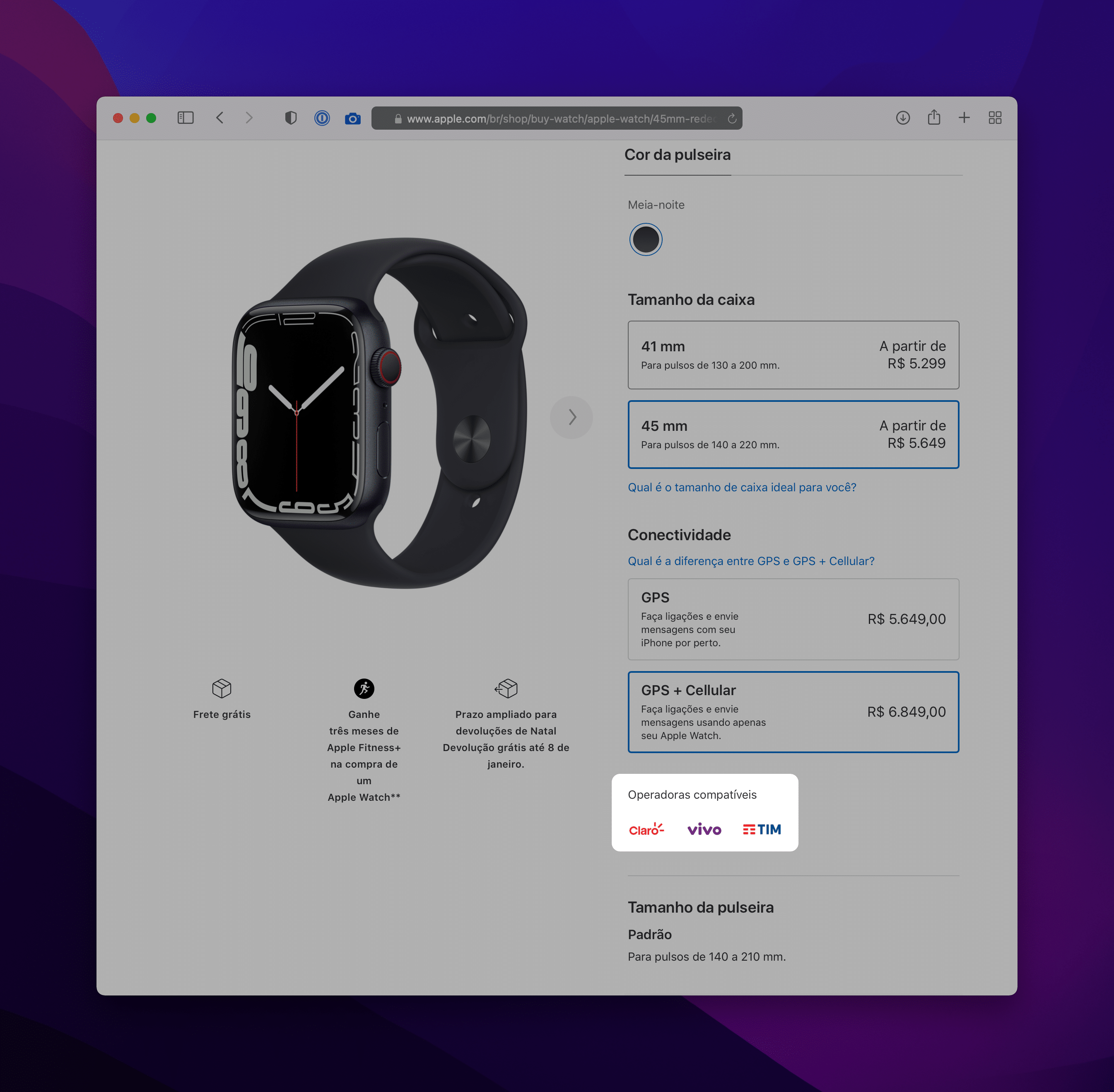 Relógio Apple Watch Series 9 41MM - Acessórios - Cidade Industrial