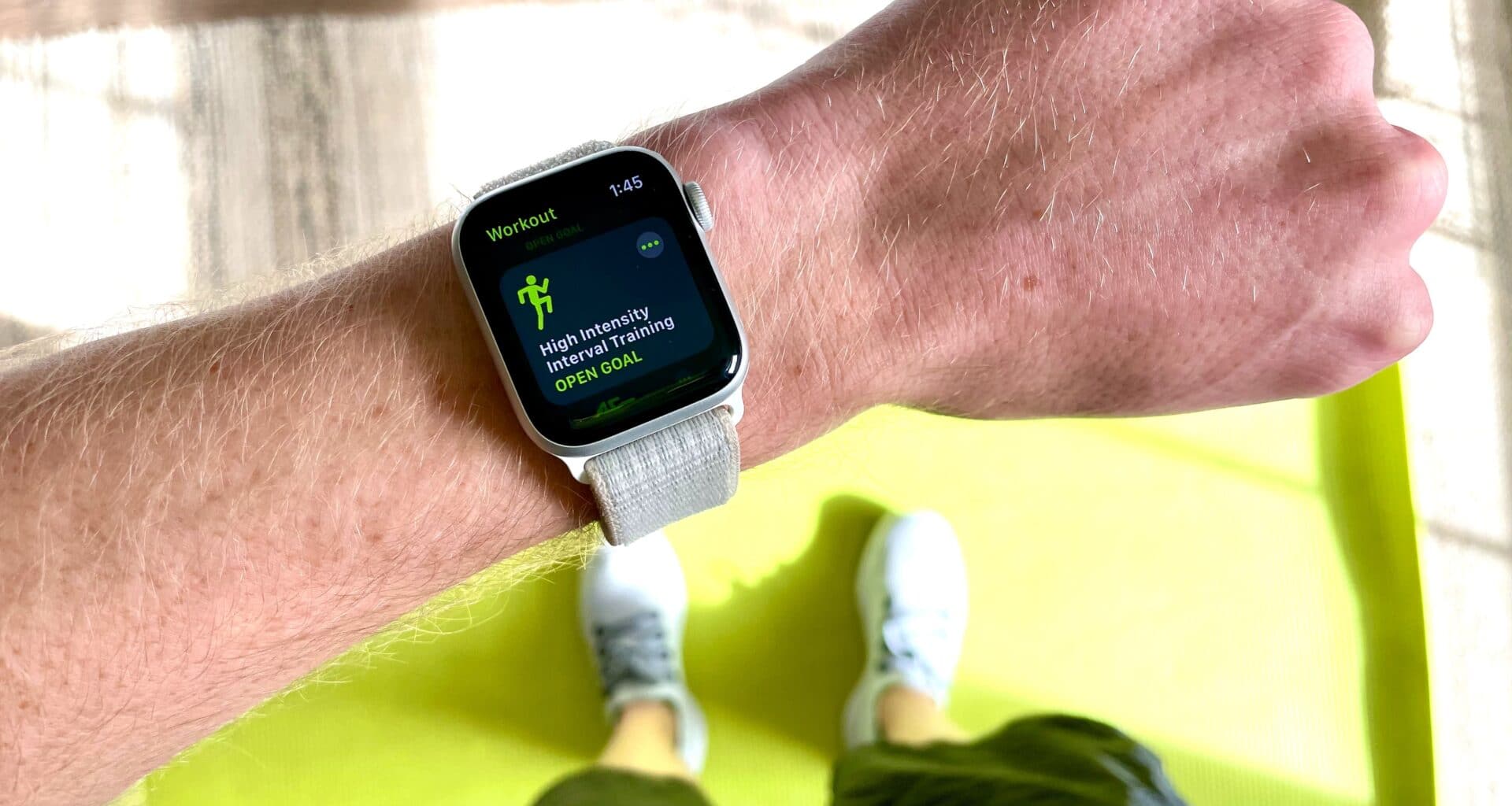 Exercício no Apple Watch