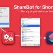 Imagem promocional do ShareBot para macOS.