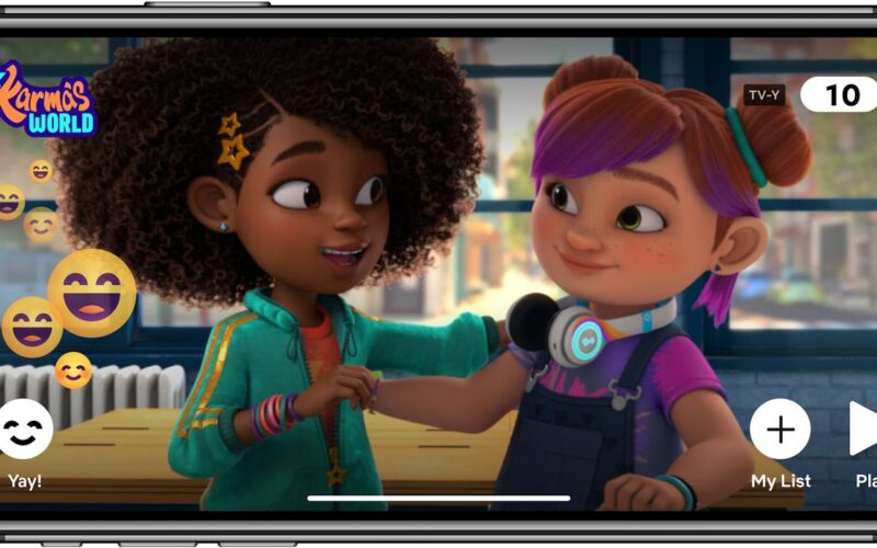 Recurso "Kids Clips" de vídeos curtos no app da Netflix