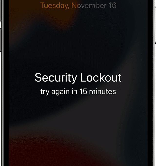 Apagar iPhone com bloqueio de segurança