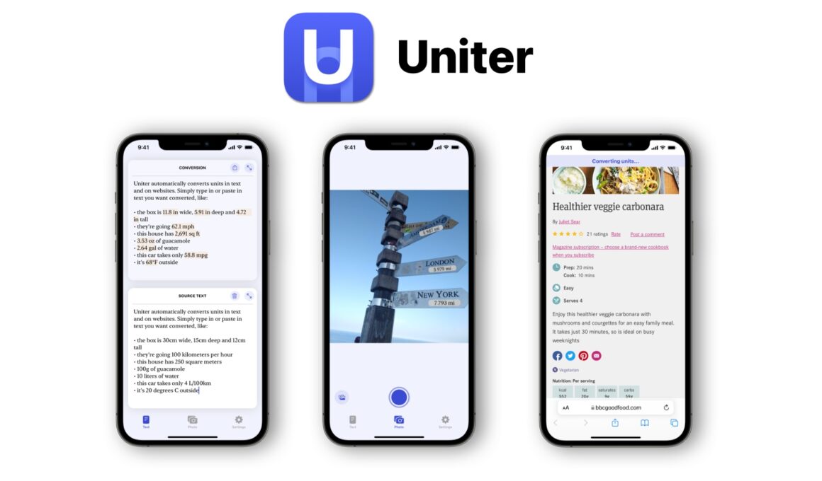 Imagem promocional do app Uniter para iOS