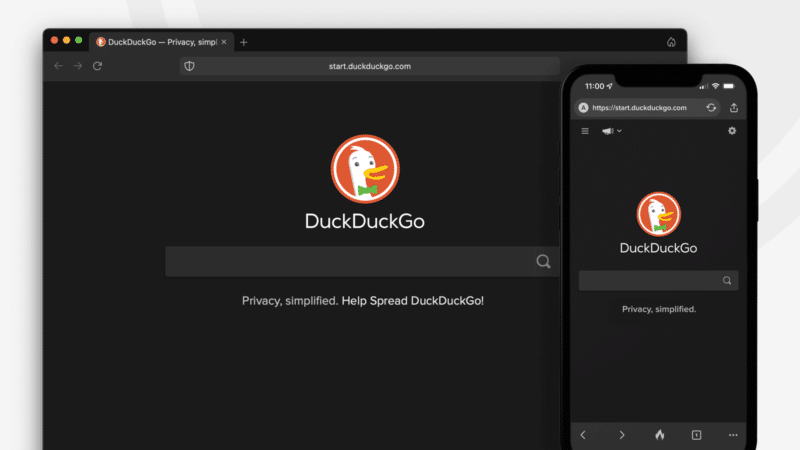 DuckDuckGo no macOS e no iOS