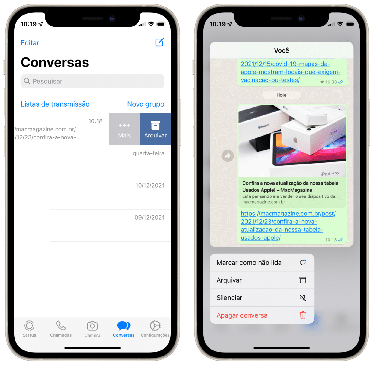 Cómo archivar / desarchivar chats en WhatsApp [iPhone] – MacMagazine