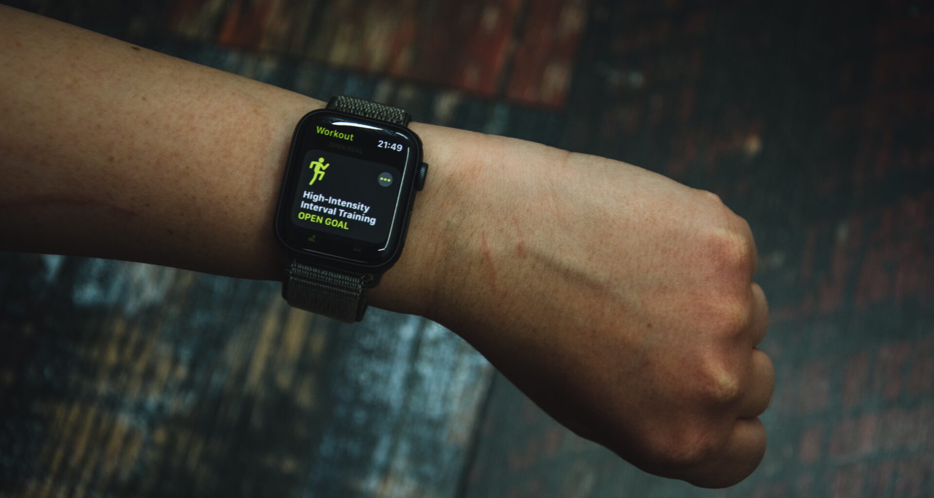 Exercício no Apple Watch