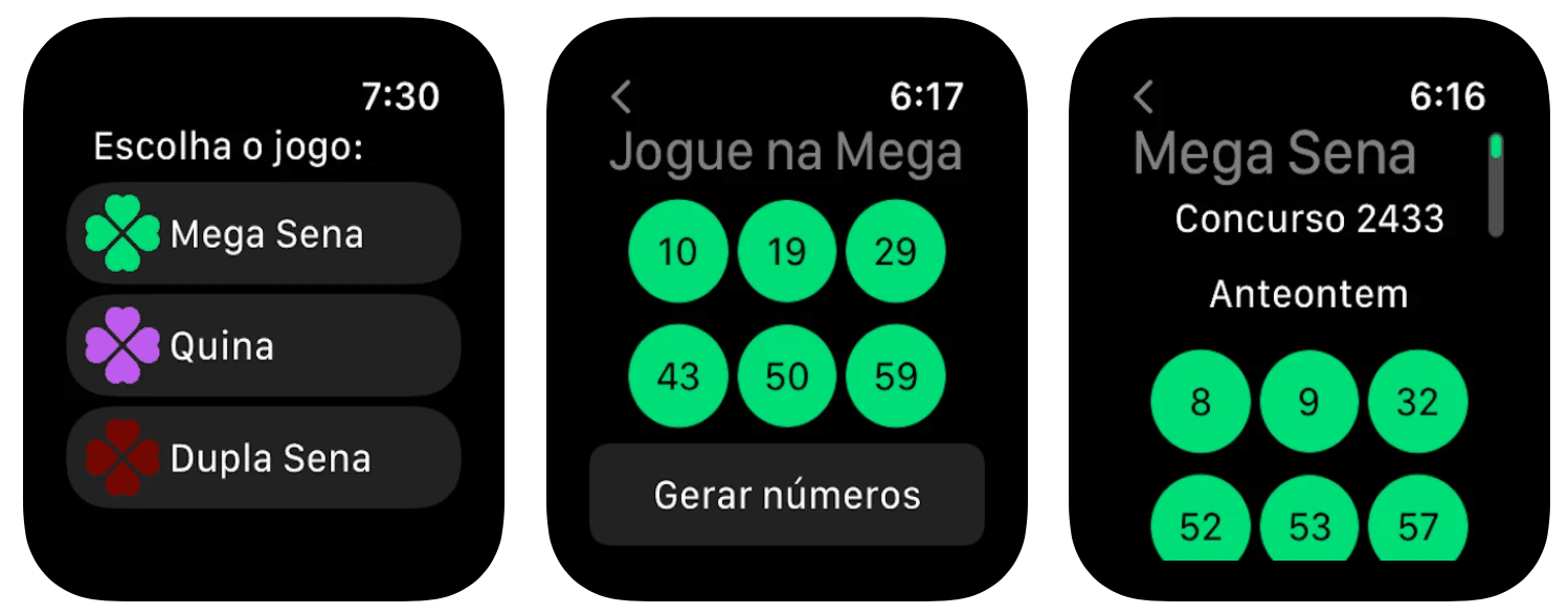 App coloca os resultados das Loterias Caixa no seu Apple Watch - MacMagazine
