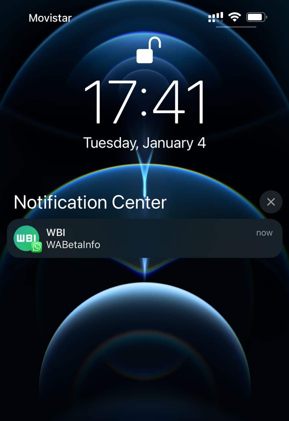 Notificações do WhatsApp com foto de perfil