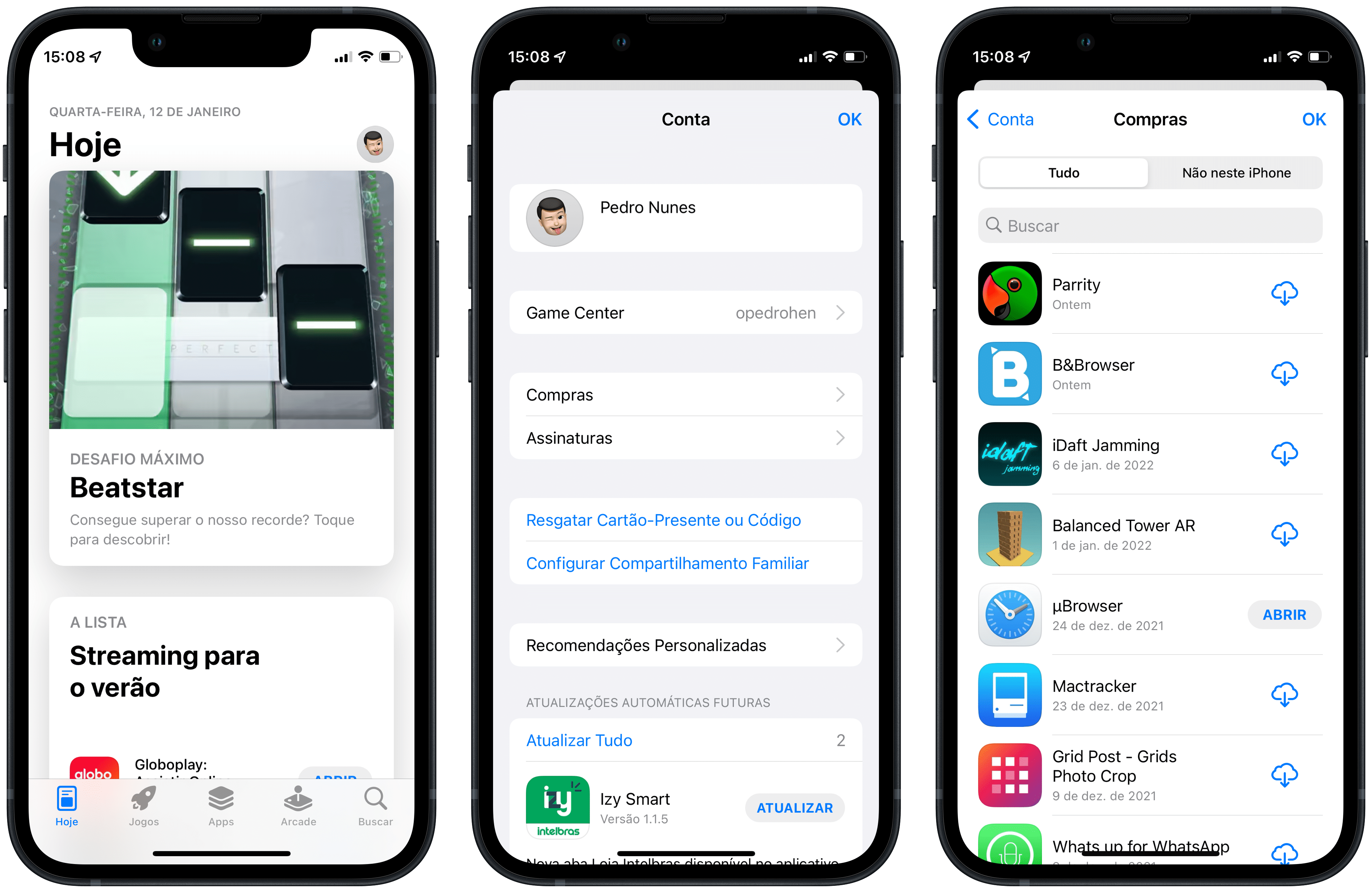 Como baixar de novo apps comprados pela App Store do iPhone