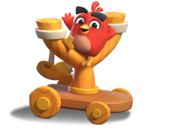 Pássaro Red do Jogo Angry Birds Journey