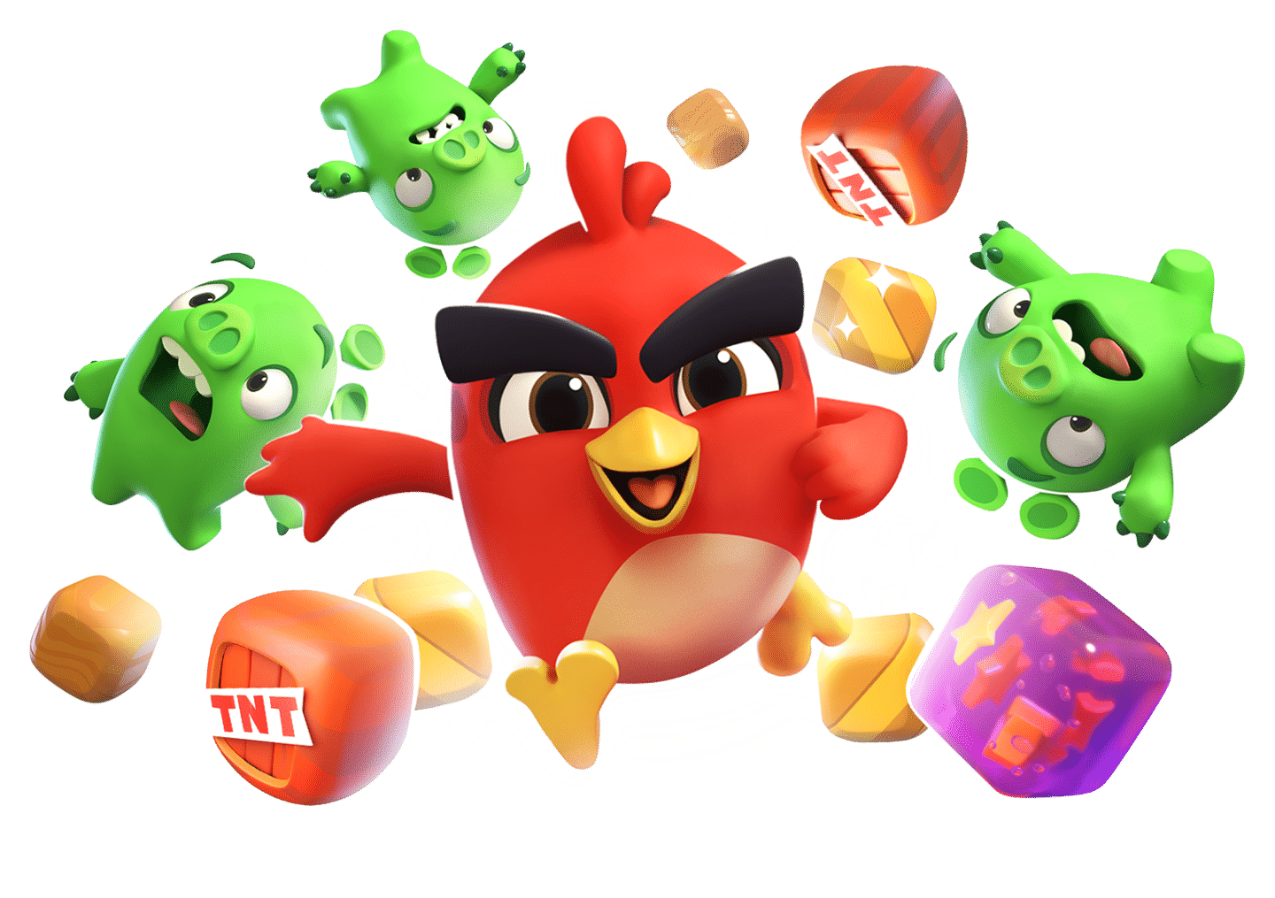 Pássaros do Jogo Angry Birds Journey