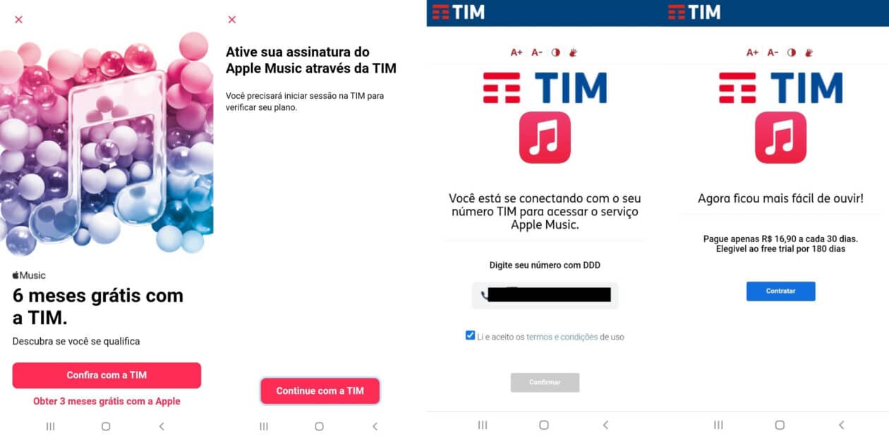 Promoção TIM e Apple Music