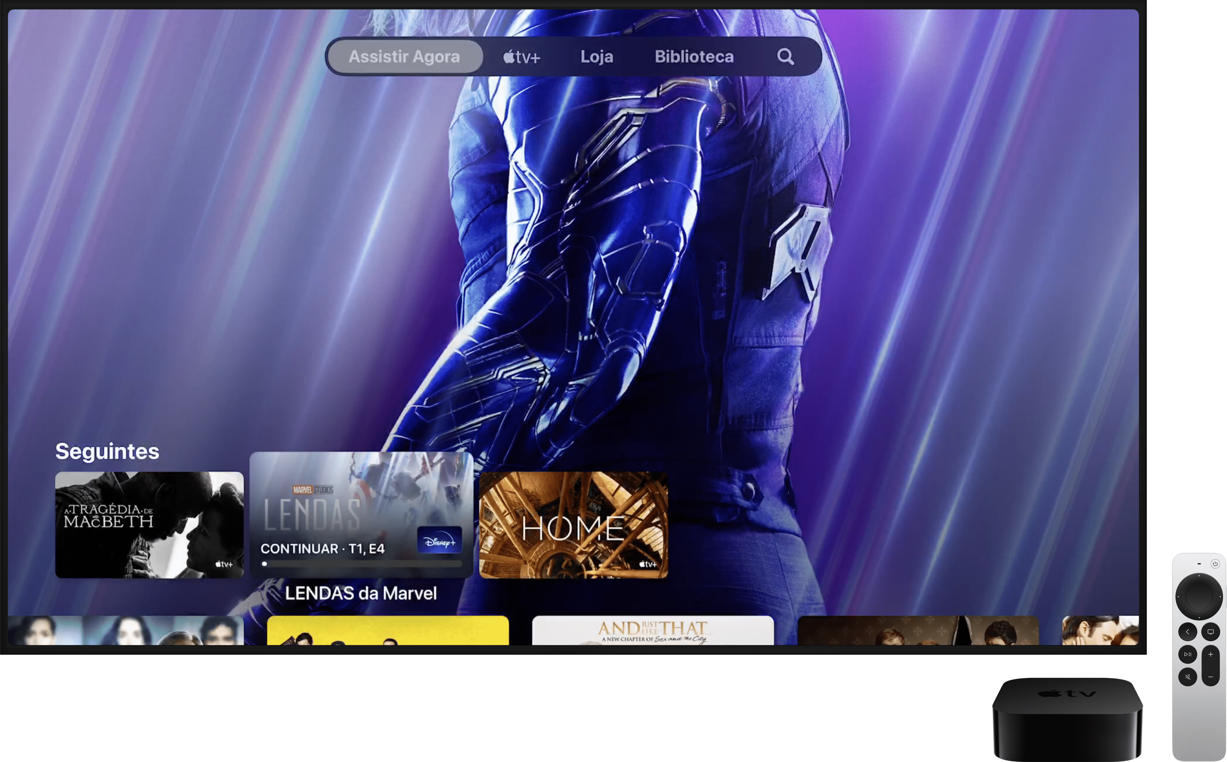 Recurso Seguintes na Apple TV