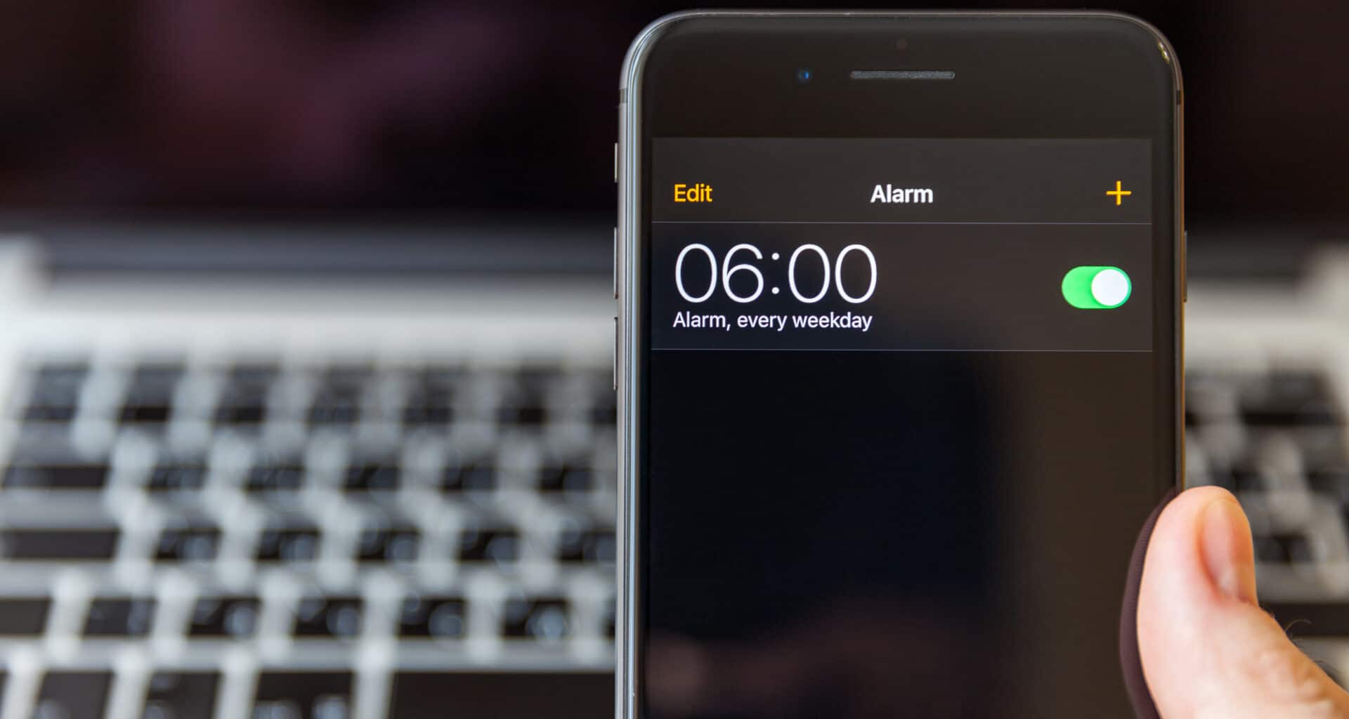 Alarme no iPhone
