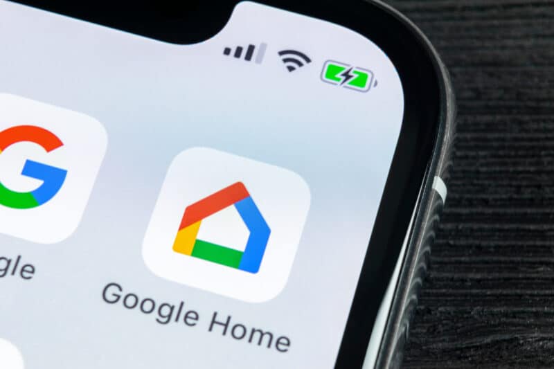 Ícone do app Google Home num iPhone