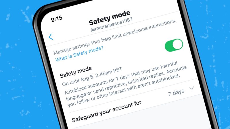 Safety Mode do Twitter