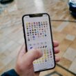 Teclado de emojis no iOS
