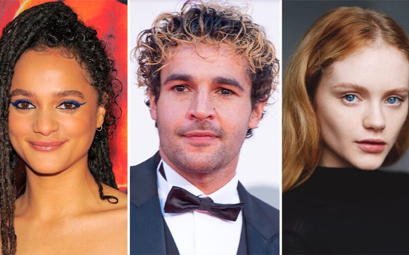 Sasha Lane, Christopher Abbott e Emma Laird