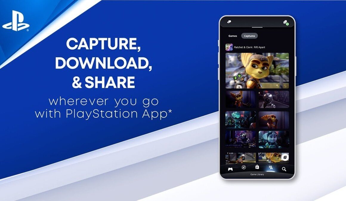 Captura de tela no app PlayStation