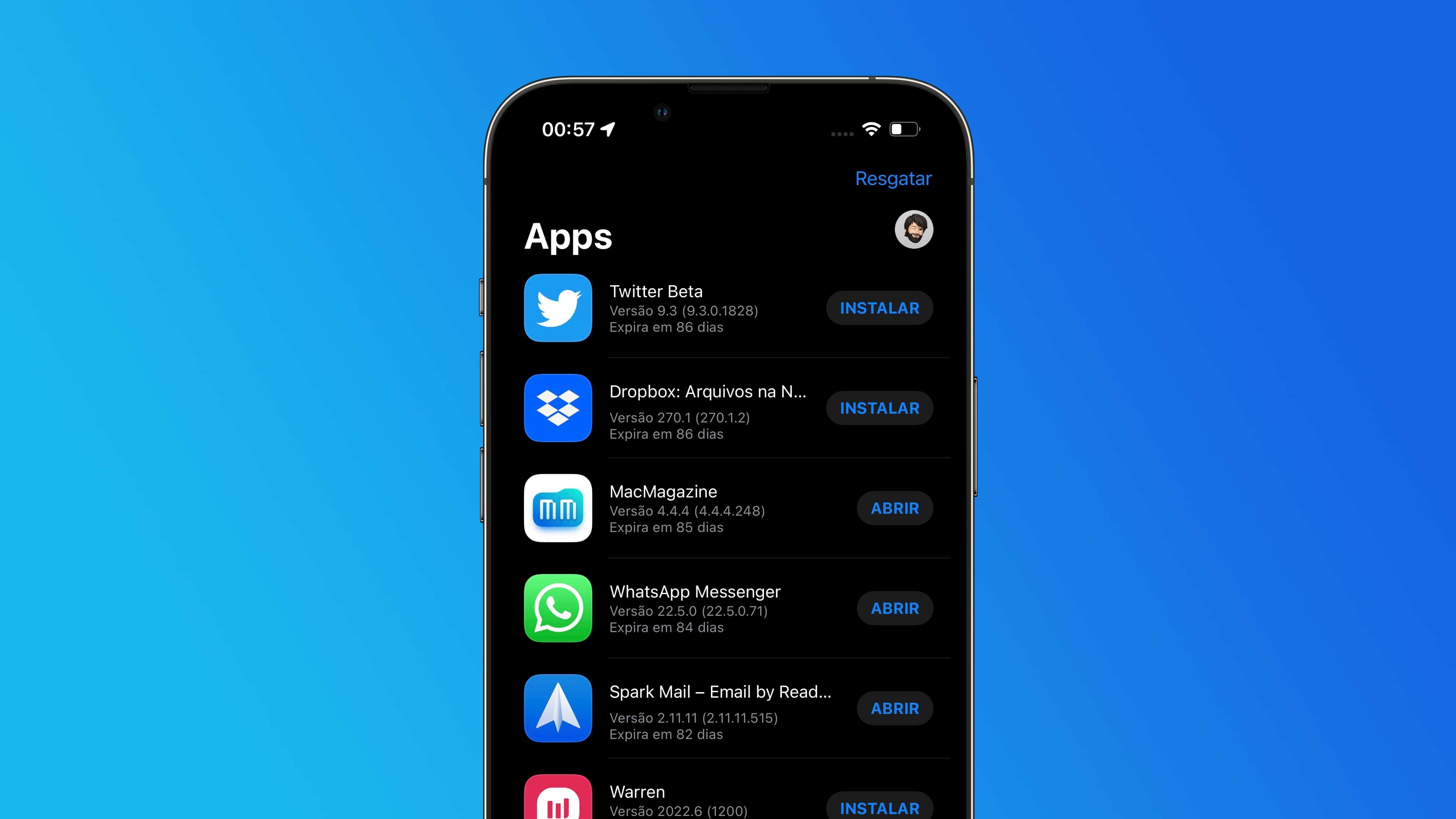 ↪ App Store agora mostra botão Obter em vez de Grátis