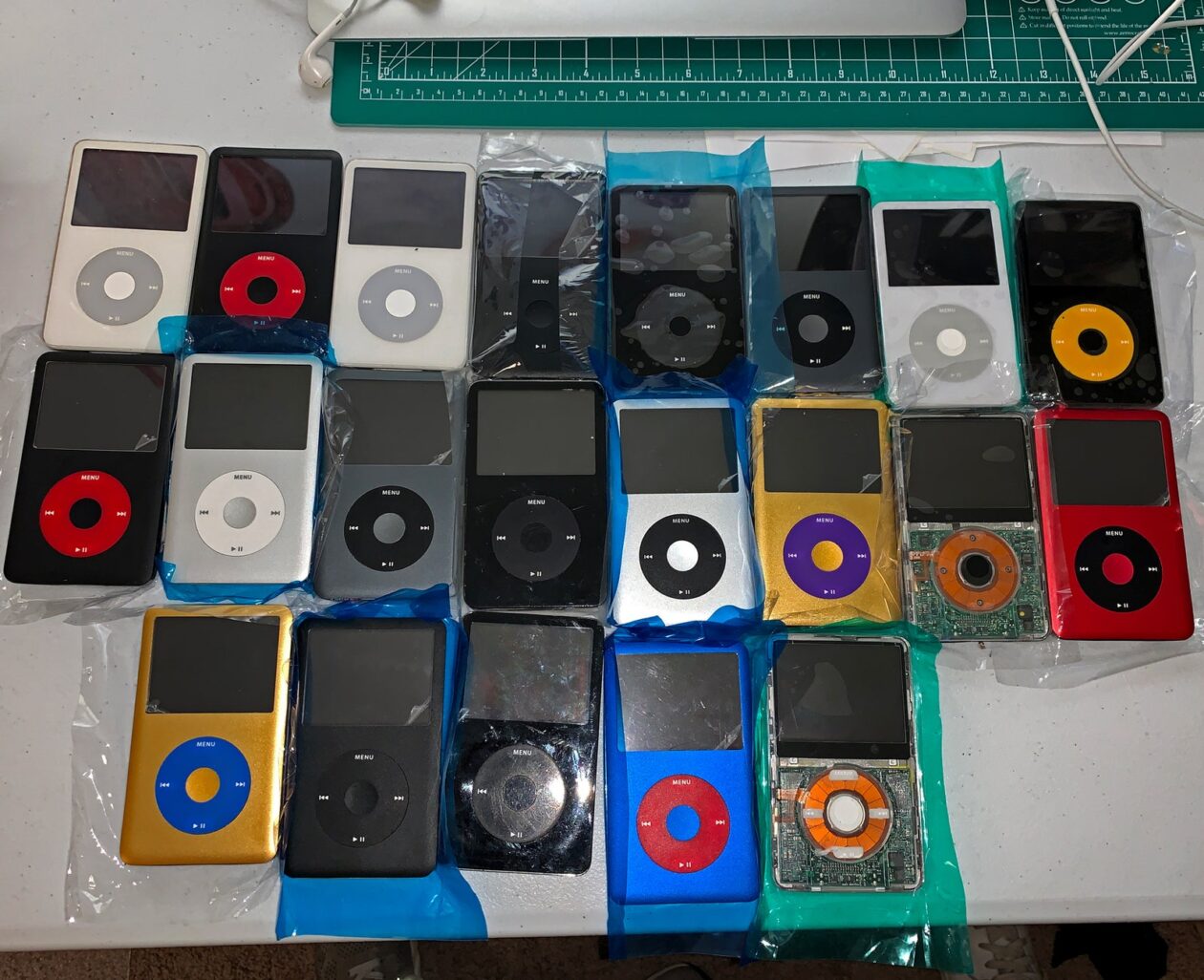 iPods modificados por Austin Lucas